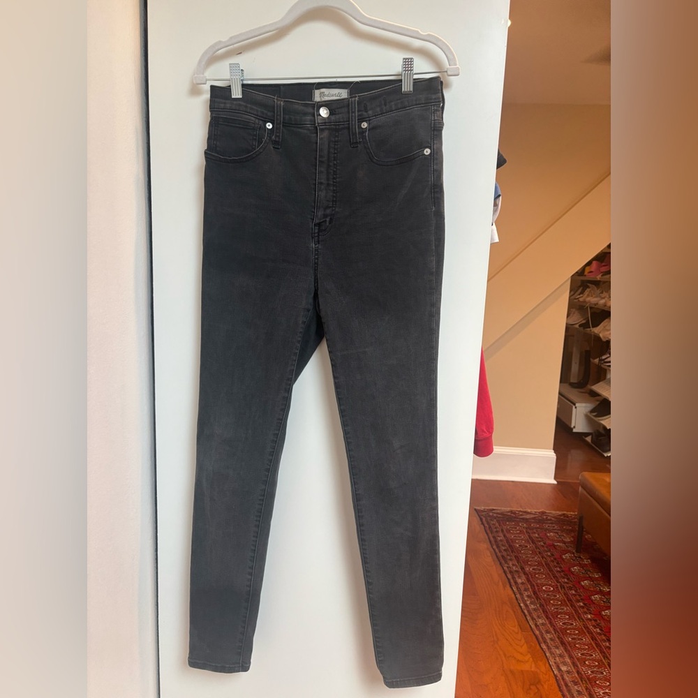 Madewell Skinny Charcoal Jeans Full-Length